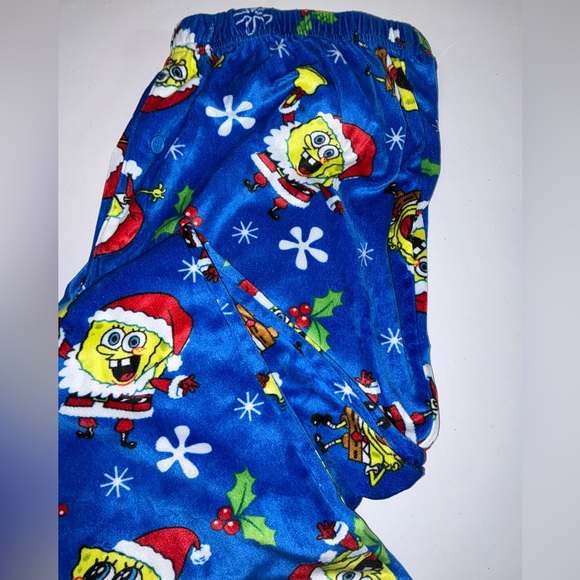 SpongeBob Squarepants Men’s Pajama Bottoms Size L - Picture 9 of 10